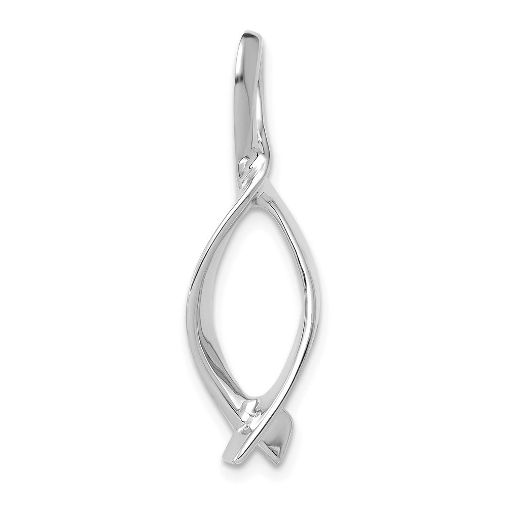 14K White Gold Omega Slide Necklace - Elegant 14KT White Gold Chain for Women - Perfect for Weddings, Anniversaries & Special Occasions