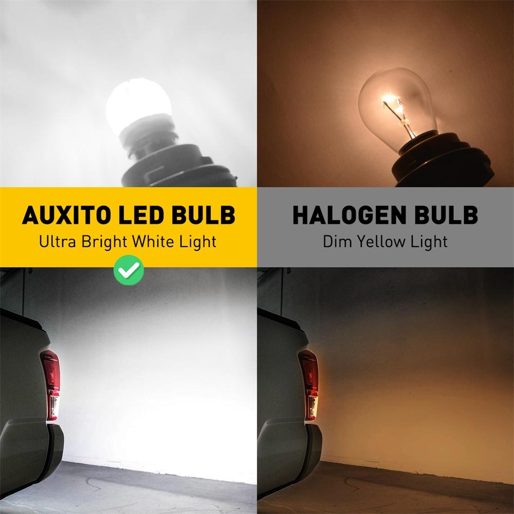 1156 LED Bulb 6000K Xenon White - Bright Tail Light, Reverse Backup Light & Brake Signal Light Bulbs for Cars, Trucks, SUVs - Perfect for Night Driving and Enhanced Safety