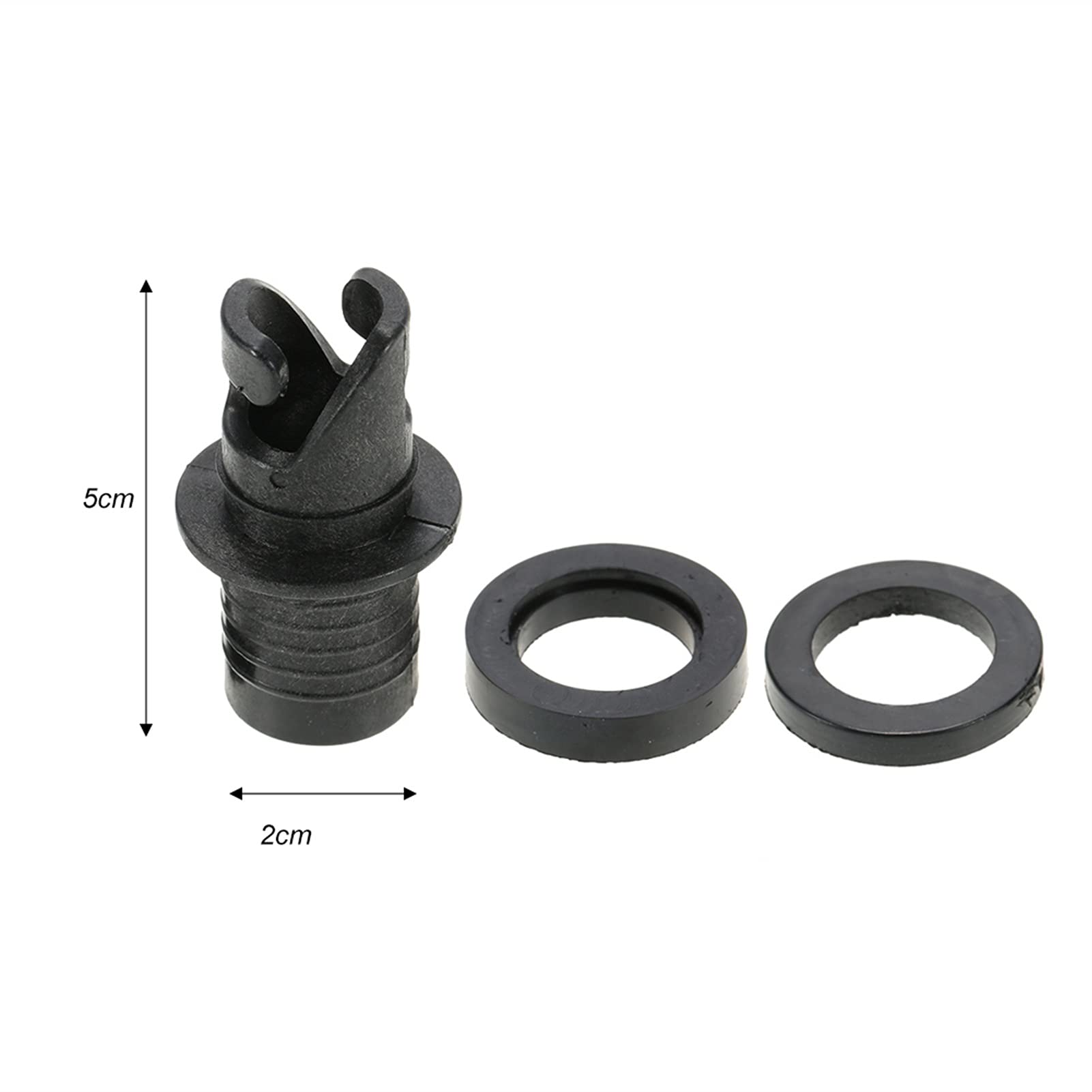**2Pcs Kayak Air Foot Pump Hose Adapter Valve Connector - Inflatable Boat Air Valve Hose Adapter for Kayaks, Canoes & Rowing Boats | Fishing & Water Sports Accessories**    *(Use Case: Perfect for inflating kayaks, canoes, and small boats quickly—ideal for fishing trips, water sports, and outdoor adventures!)*