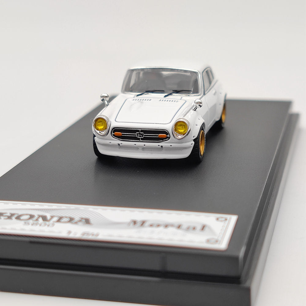 1:64 Scale Honda S800 Modified Diecast Model Car - Collectible Miniature Vehicle Toy for Adults & Kids - Perfect for Display, Gifts, and Car Enthusiast Collections