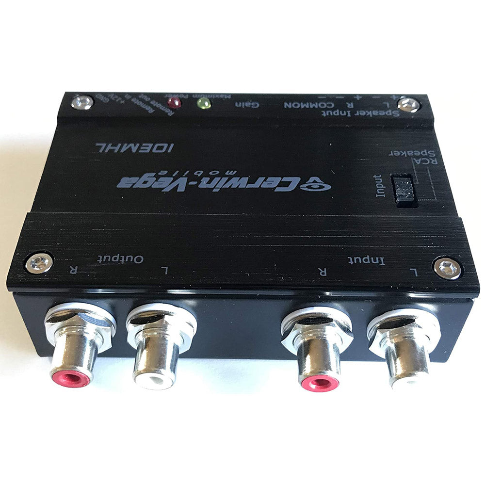 Cerwin Vega IOEMHL 2 Channel High-Level to Low-Level Line Output Converter for Car Audio Systems - Perfect for Amplifier Installation and Factory Radio Upgrades