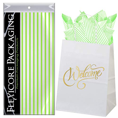 Lime Green Pin Stripe