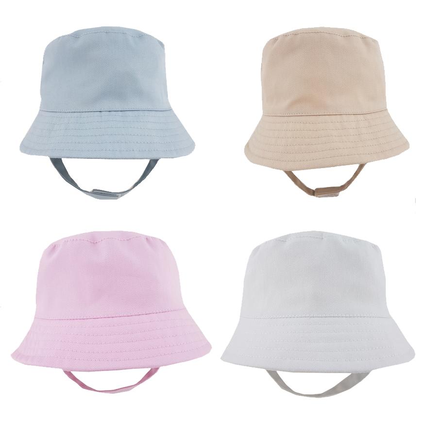 Stylish Cotton Bucket Hat for Men & Women - Sun Protection Outdoor Summer Hat for Beach, Hiking, and Travel