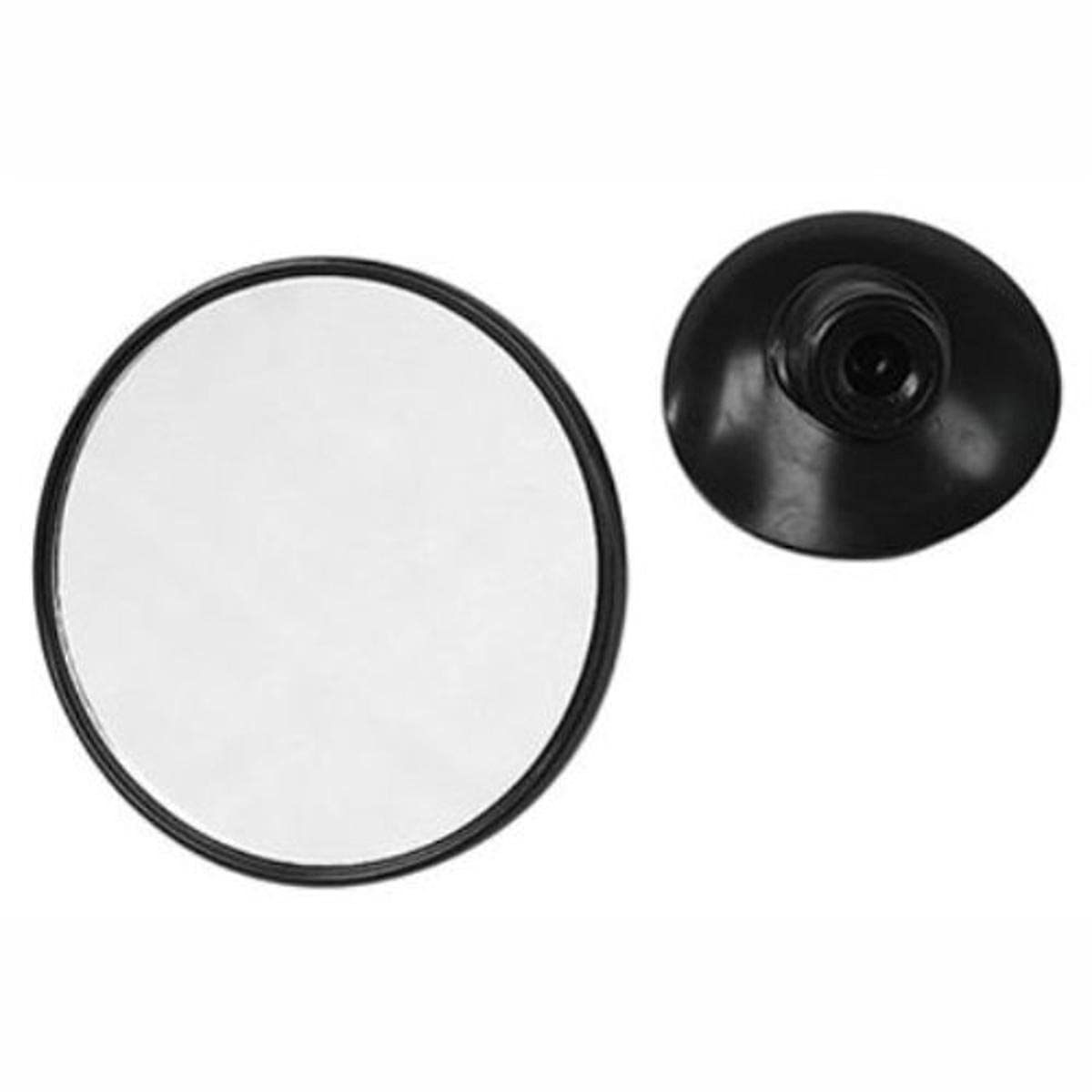 Round Interior Mirror with Suction Cup - 360° Adjustable Car Rearview Mirror for Enhanced Visibility & Safety - Perfect for Trucks, SUVs, and Vans