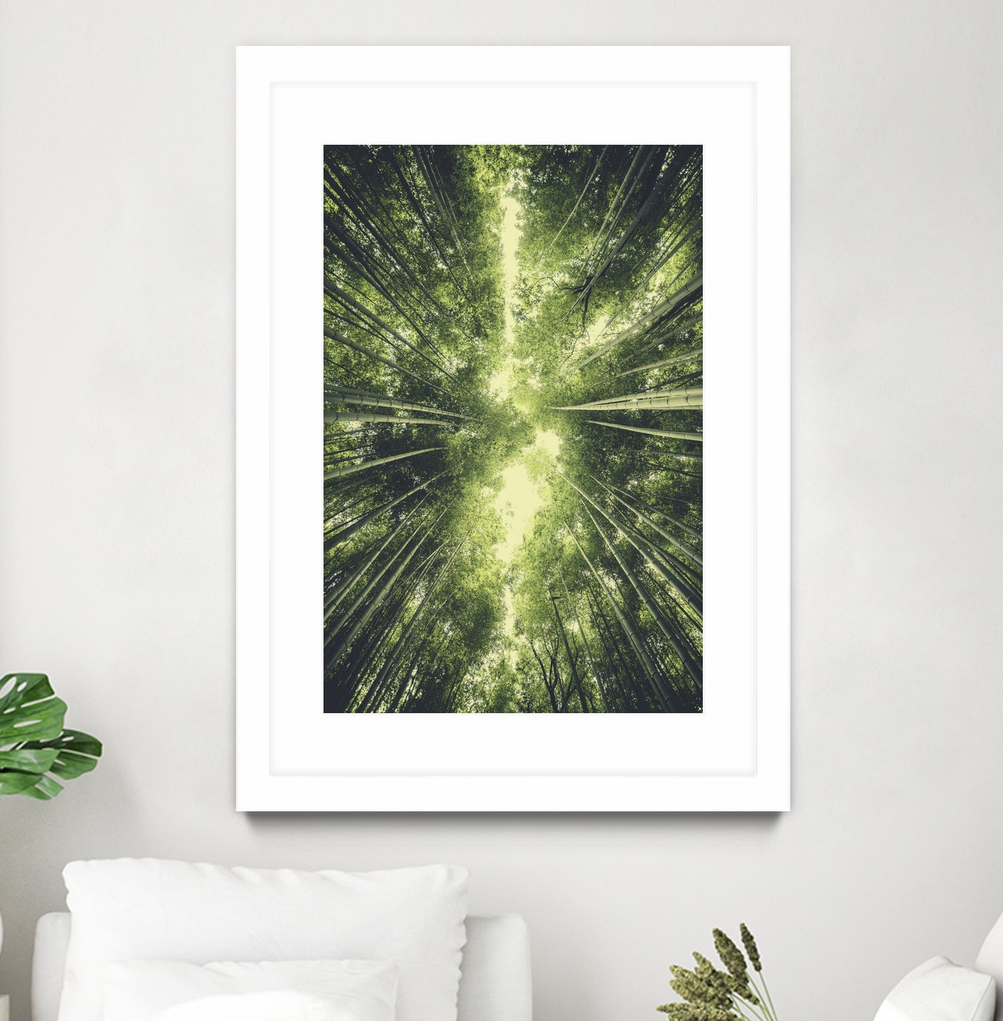 Bamboo Forest II Wall Art - Handmade Asian Inspired Canvas Painting for Home & Office Decor | Perfect for Living Room, Bedroom, or Meditation Space