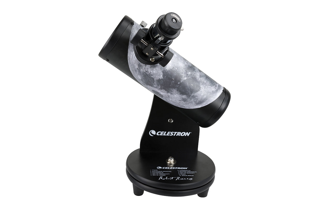 FirstScope Signature Series Moon Telescope by Robert Reeves - Portable & Easy to Use for Stargazing, Astronomy Beginners, and Night Sky Observation