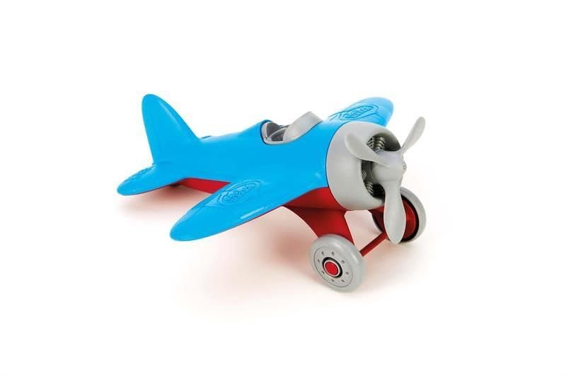Green Toys Airplane - BPA & Phthalate-Free Blue Airplane Toy for Kids | STEM Learning Toy to Teach Aeronautical Concepts & Improve Fine Motor Skills | Perfect for Pretend Play, Classroom Education & Toddler Developmental Activities