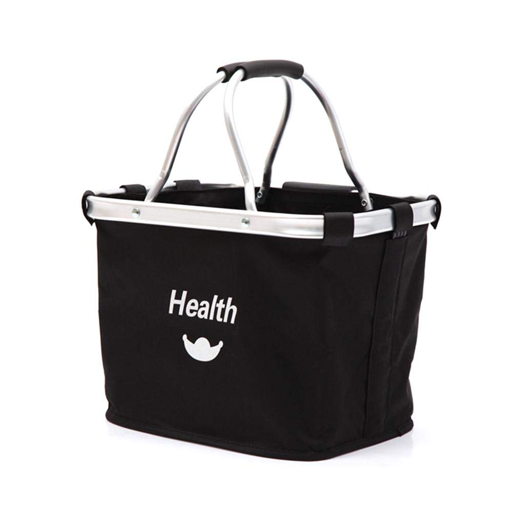 **Foldable Detachable Aluminum Bike Basket - Quick Release Front Handlebar Storage Bag for Mountain Bikes, Perfect Pet Carrier for Dogs & Cats - Ideal for Commuting, Shopping & Outdoor Adventures**