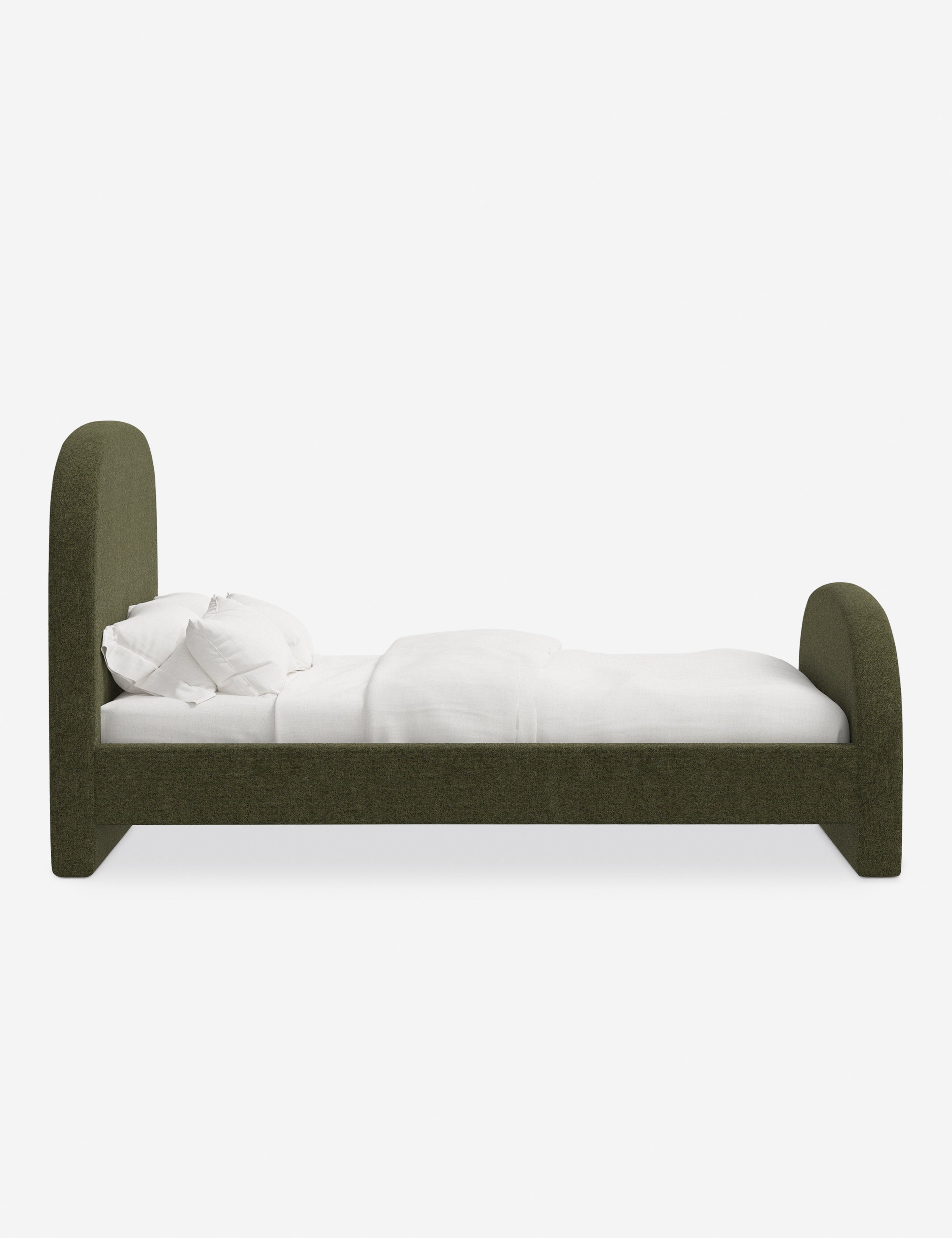 Stylish Bescond Platform Bed Frame - Queen Size Modern Minimalist Bedroom Furniture for Small Spaces | Perfect for Apartments, Dorms & Guest Rooms