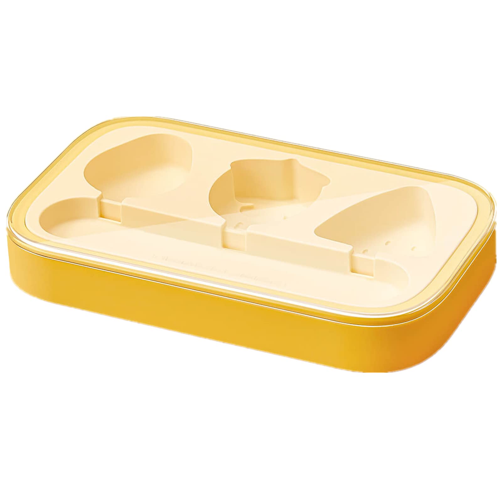 Best Silicone Popsicle Molds Set - 3 Piece BPA-Free Reusable Ice Cream Molds for DIY Homemade Popsicles, Candy & Frozen Treats - Fun Cartoon Fruit Shapes for Kids, Summer Parties & Healthy Snacks