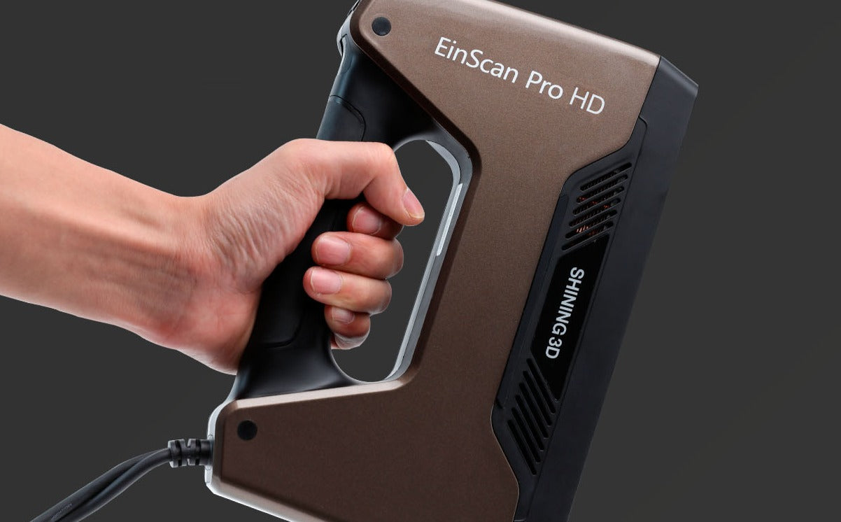 Einscan Pro HD 3D Scanner - High Precision Handheld & Desktop 3D Scanning for Professionals, Hobbyists & Makers - Perfect for 3D Printing, Reverse Engineering, Product Design & Digital Archiving