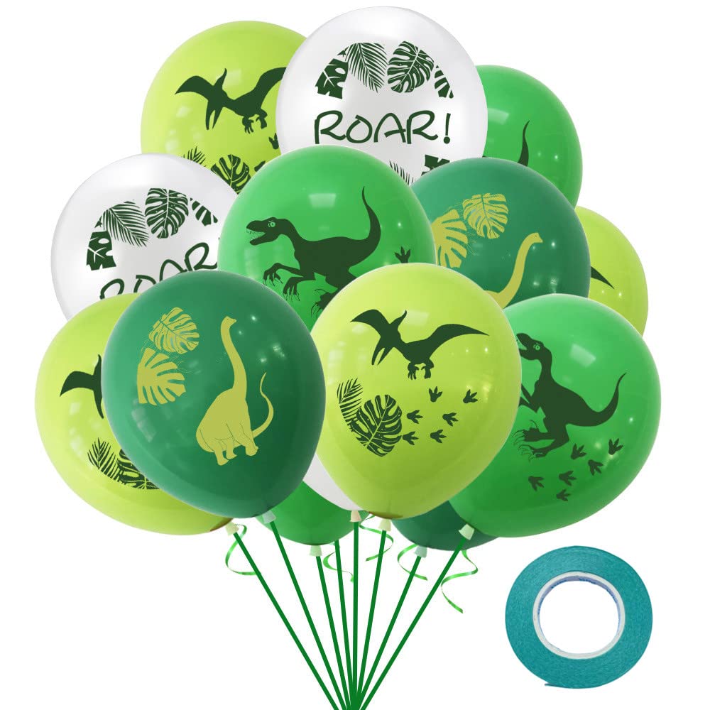 Dinosaur Party Balloons - Pterosaur & Raptor ROAR Balloons for Baby Showers, Dino-Themed Birthday Parties, Jurassic Decorations | Perfect for Kids' Room Decor, Classroom Activities, and Prehistoric-Themed Events