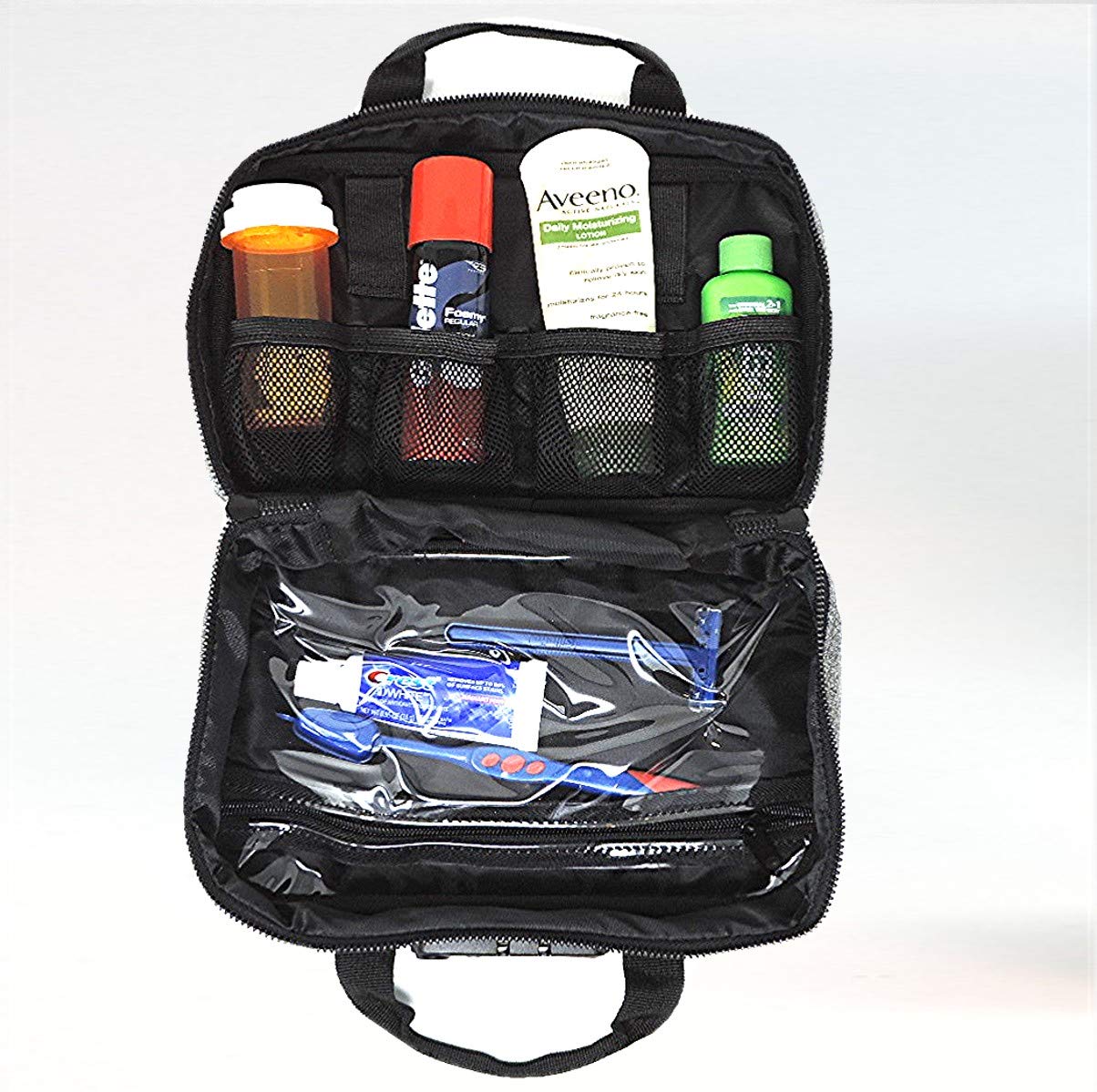 Portable Medication Travel Organizer Pouch - Compact & Waterproof Pill Case for Daily Use, Airplane Trips & Emergency Kits