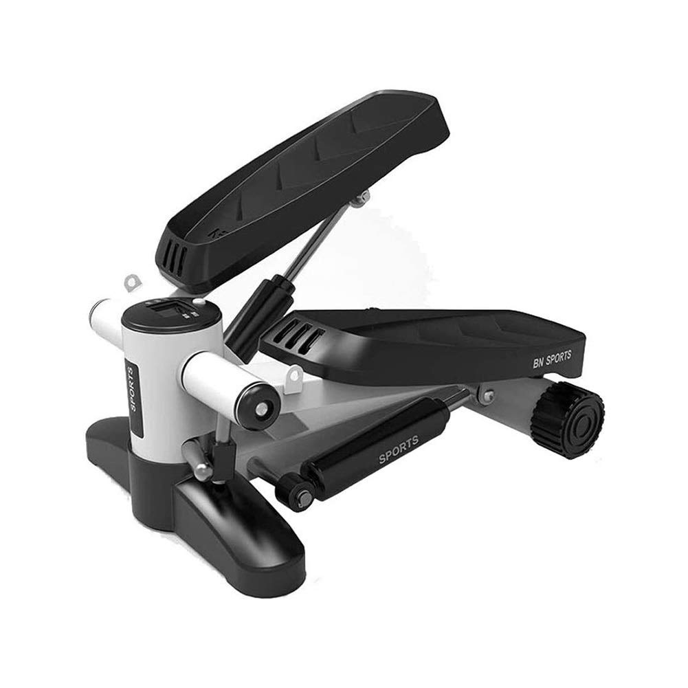 JINXIU Under Desk Bike Pedal Exerciser - Silent Mini Stair Stepper with Resistance Bands & LCD Display for Home & Office Workouts | Compact Air Climber for Fitness Training, Leg Exercise & Active Sitting