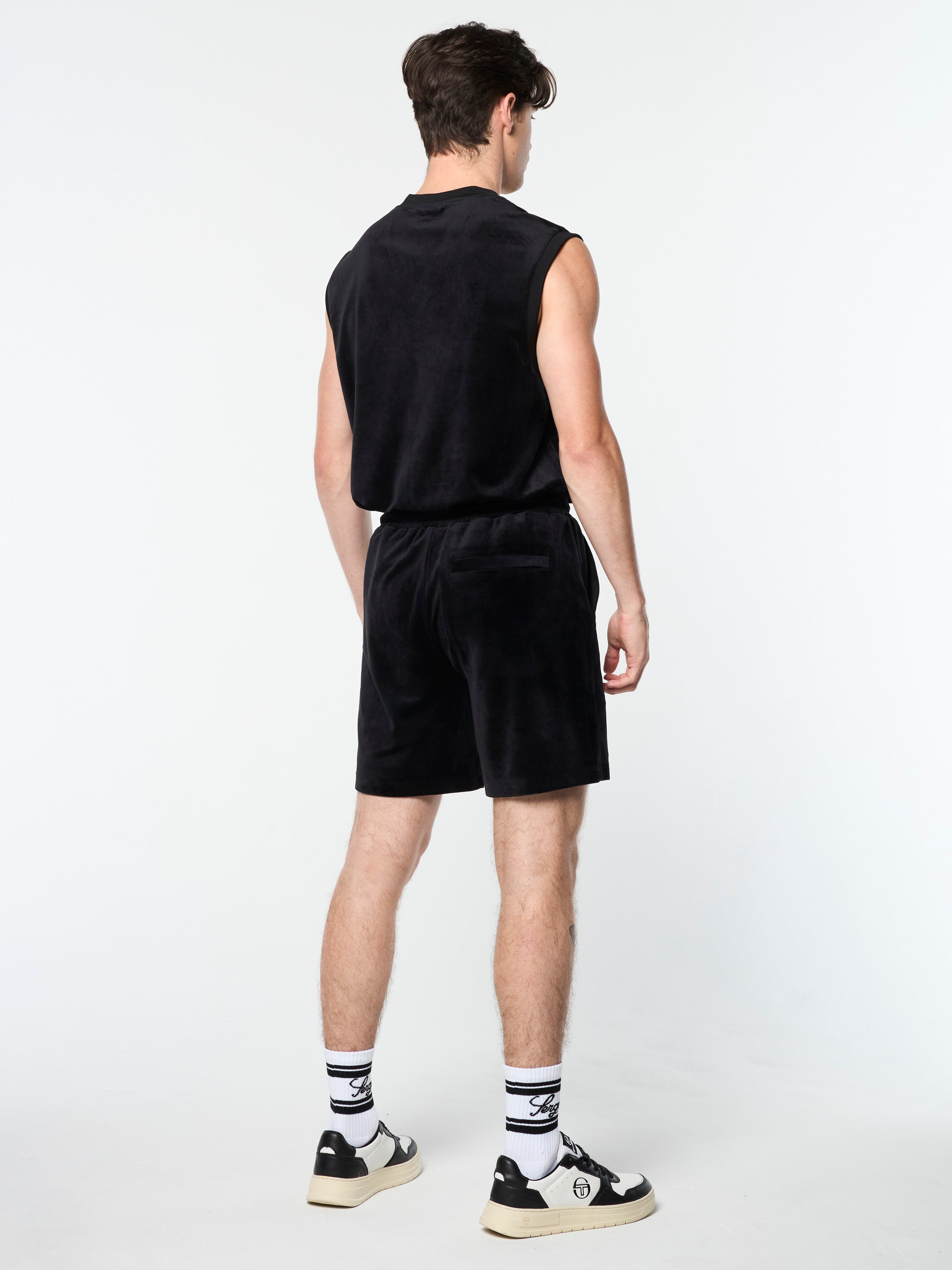 Renzo Velour Shorts for Women - Soft & Comfortable Black Velvet Shorts for Lounge, Sleep & Home Wear