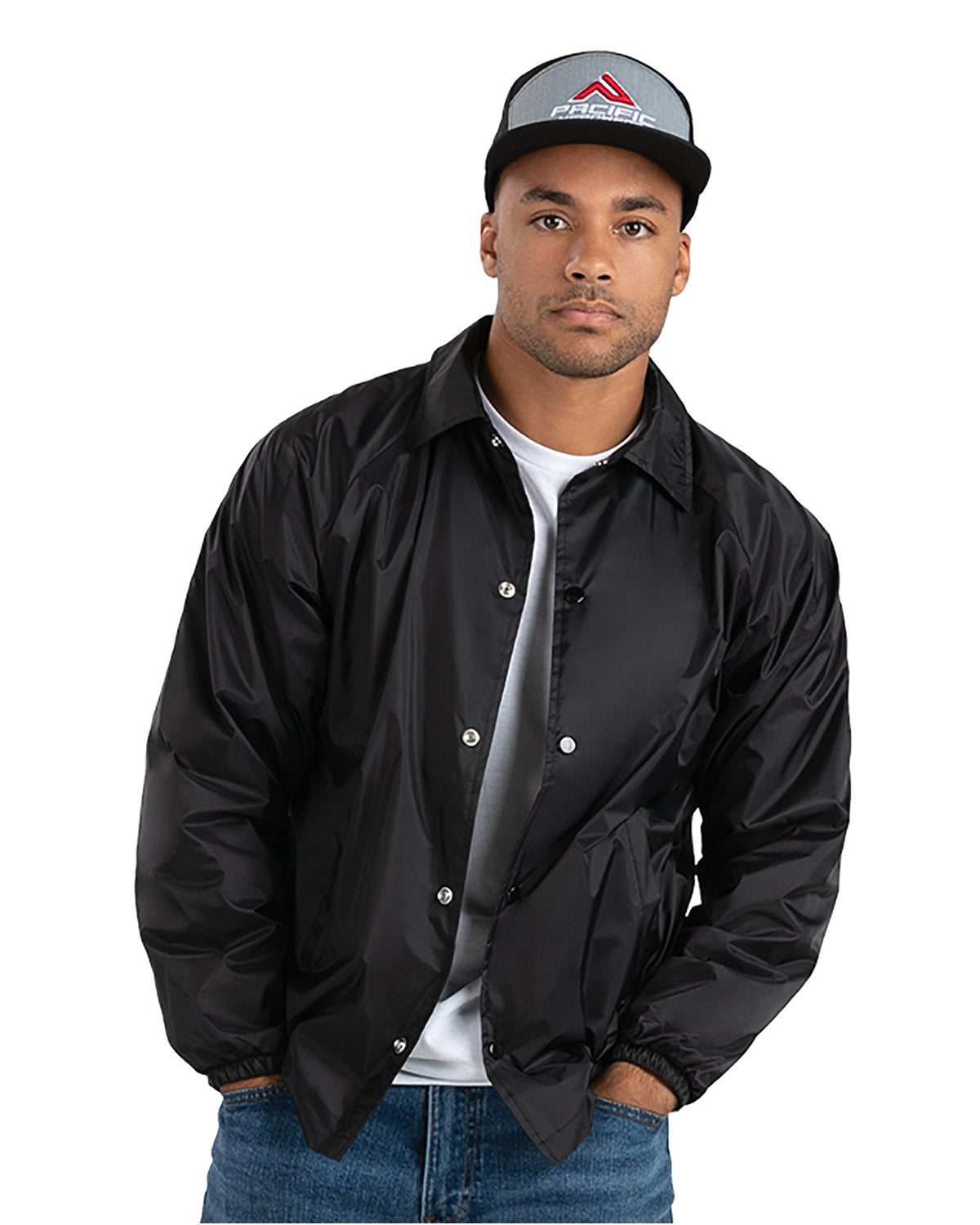 Augusta Sportswear 3100 Unisex Nylon Coach's Jacket - Lightweight Windbreaker for Men & Women - Perfect for Outdoor Sports, Coaching & Casual Wear