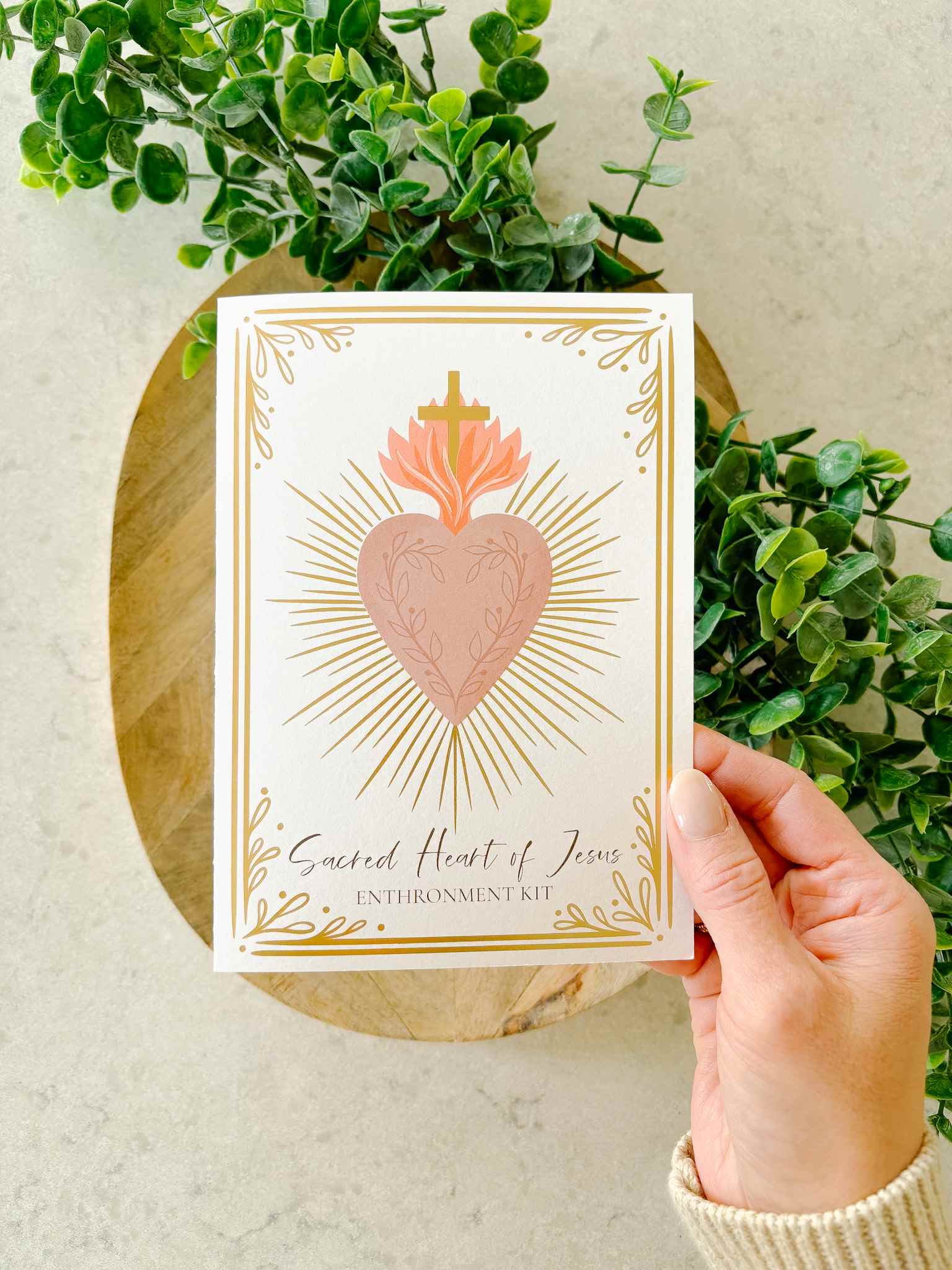 Sacred Heart of Jesus Enthronement Guide - Step-by-Step Instructions for Catholic Home Devotion & Prayer Room Setup