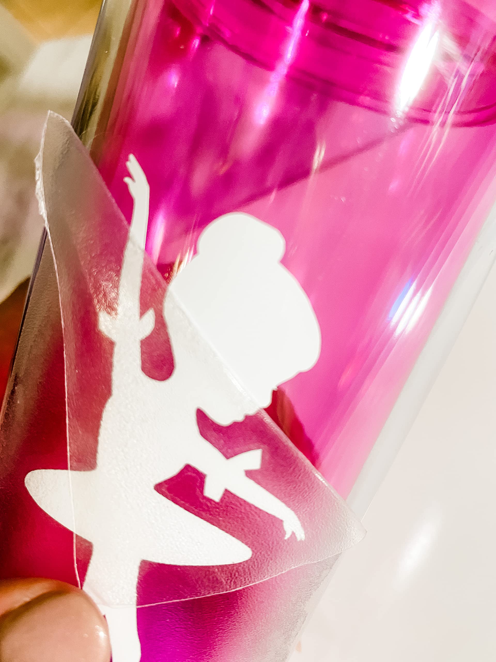 Personalized Ballerina Dance Decal Stickers - Custom Name Ballet Stickers for Tumblers, Water Bottles, Laptops - Perfect Dance Recital Gifts for Girls, Jazz Dance Company Favors - Great for Dance Competitions, Studio Decor & Birthday Presents