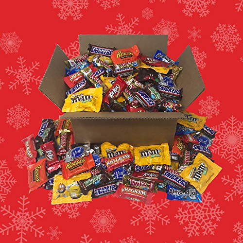 Bulk Individually Wrapped Chocolate Candy Variety Pack - 6lbs Assorted Chocolate Snacks for Kids & Adults | Perfect for Holidays, Birthdays, Party Favors & Gift Giving