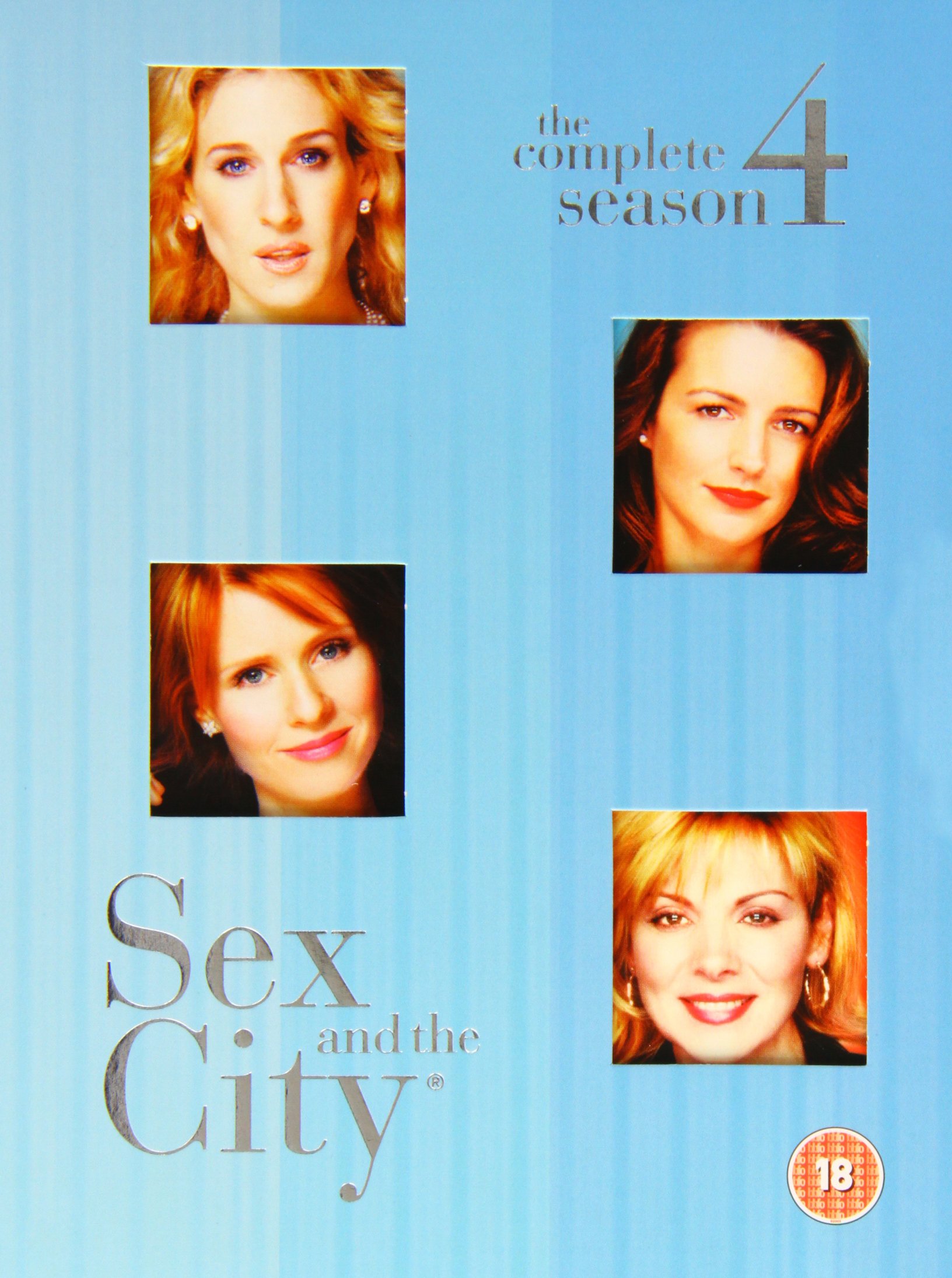 Sex and the City Season 4 DVD - Complete Episodes (Region 2) | Romantic Comedy TV Series for Girls' Night & Binge Watching