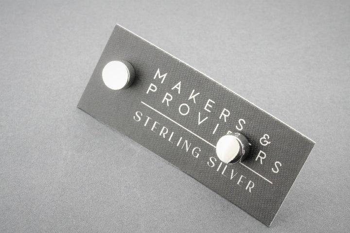 6mm Silver Cylinder Stud Earrings for Women - Hypoallergenic & Lightweight for Daily Wear, Parties & Special Occasions