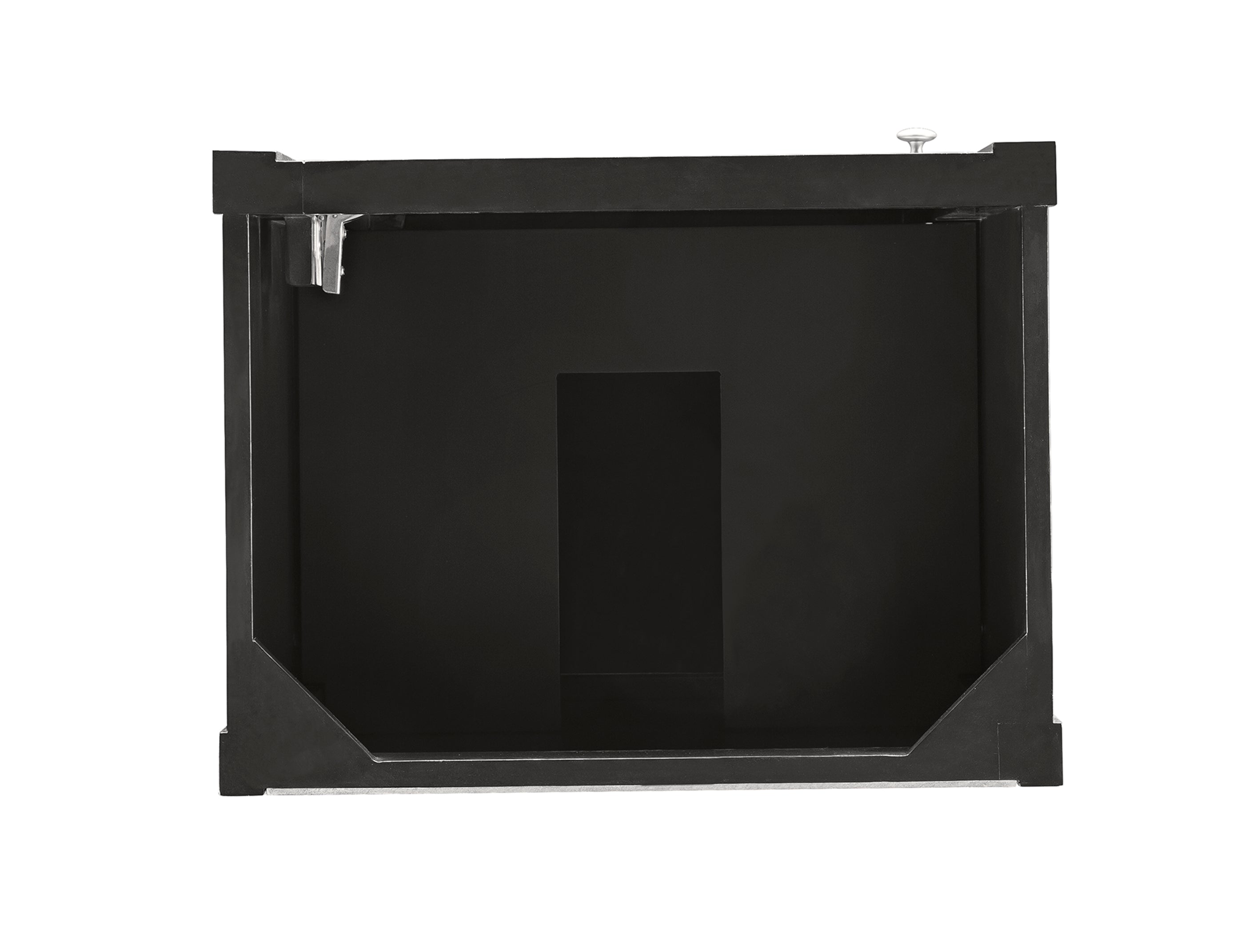 Britannia 24 Inch Single Vanity Cabinet in Black Onyx - Modern Bathroom Storage with Soft Close Drawers for Home & Apartment Renovation