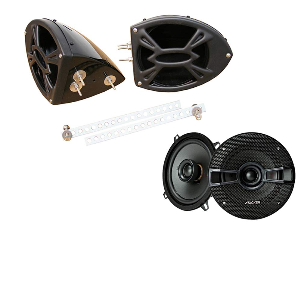 Compatible with Sea-Doo PWC Jet Ski Marine Audio Kicker KS525 5.25