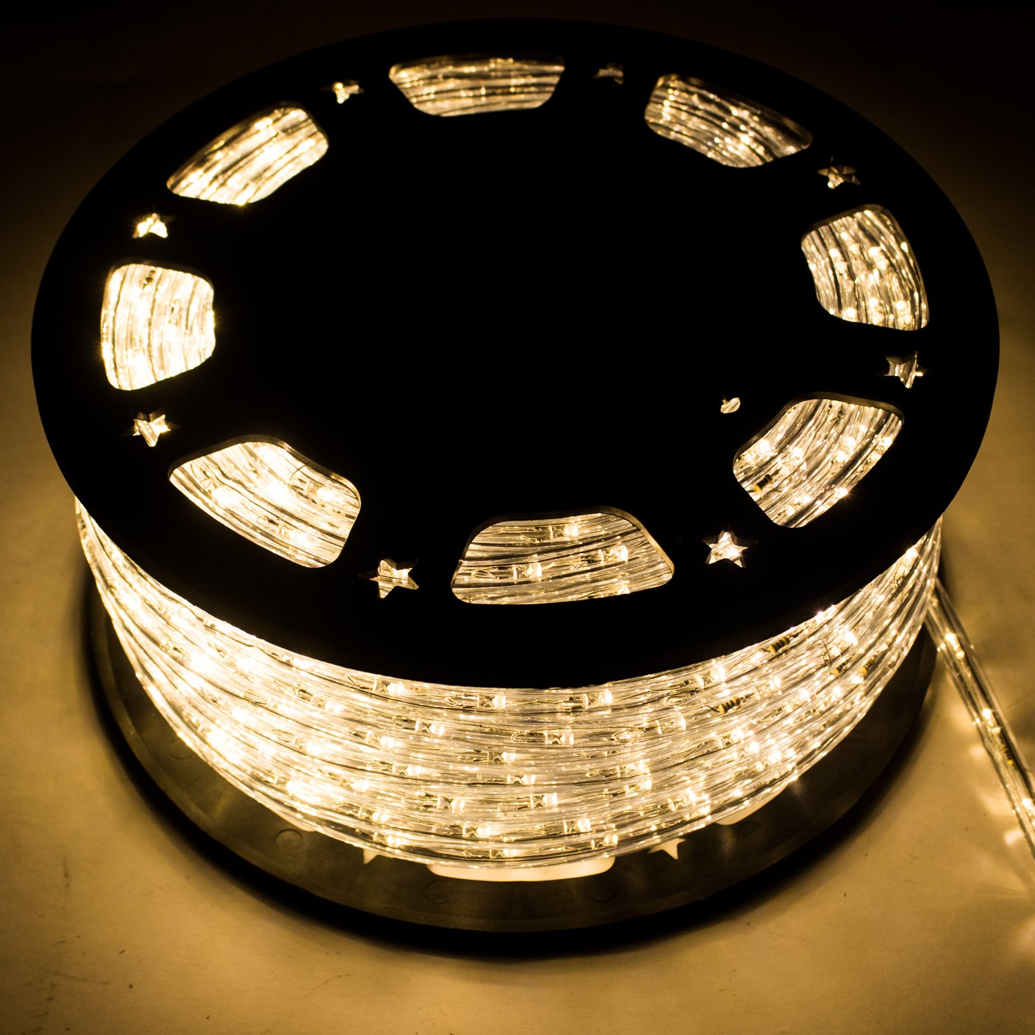 Clear PVC Tubing LED Rope Lights - Waterproof Flexible Decorative Lighting for Indoor/Outdoor Parties, Christmas, Weddings & Home Decor