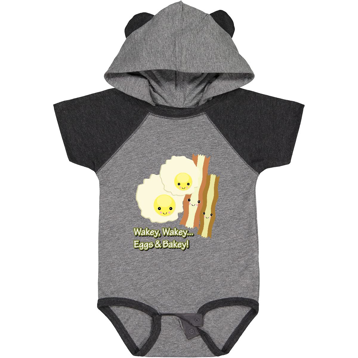 Cute Kawaii Wakey Bakey Baby Bodysuit - Perfect for Playdates & Family Photos