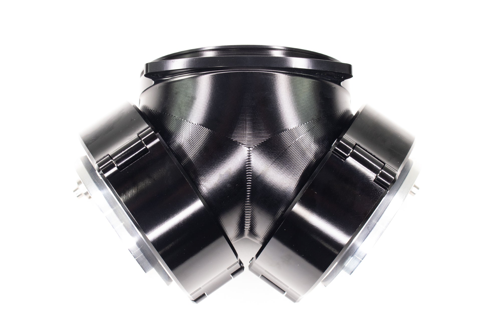 Billet 'Y' Connection with 3 Quick Seals for ICON 92mm Throttle Body - High Performance Intake Adapter for Racing & Off-Road Vehicles - Perfect for Turbo Upgrades & Engine Modifications