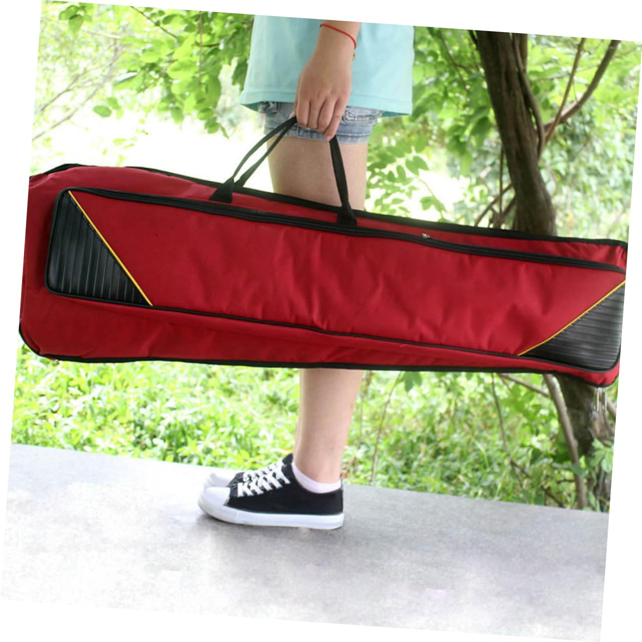SUPVOX Tenor Trombone Case - Portable Trombone Travel Bag with Oxford Cloth, Durable Carrying Case & Storage Backpack for Musical Instruments | Perfect for School Bands, Music Lessons & Professional Performances