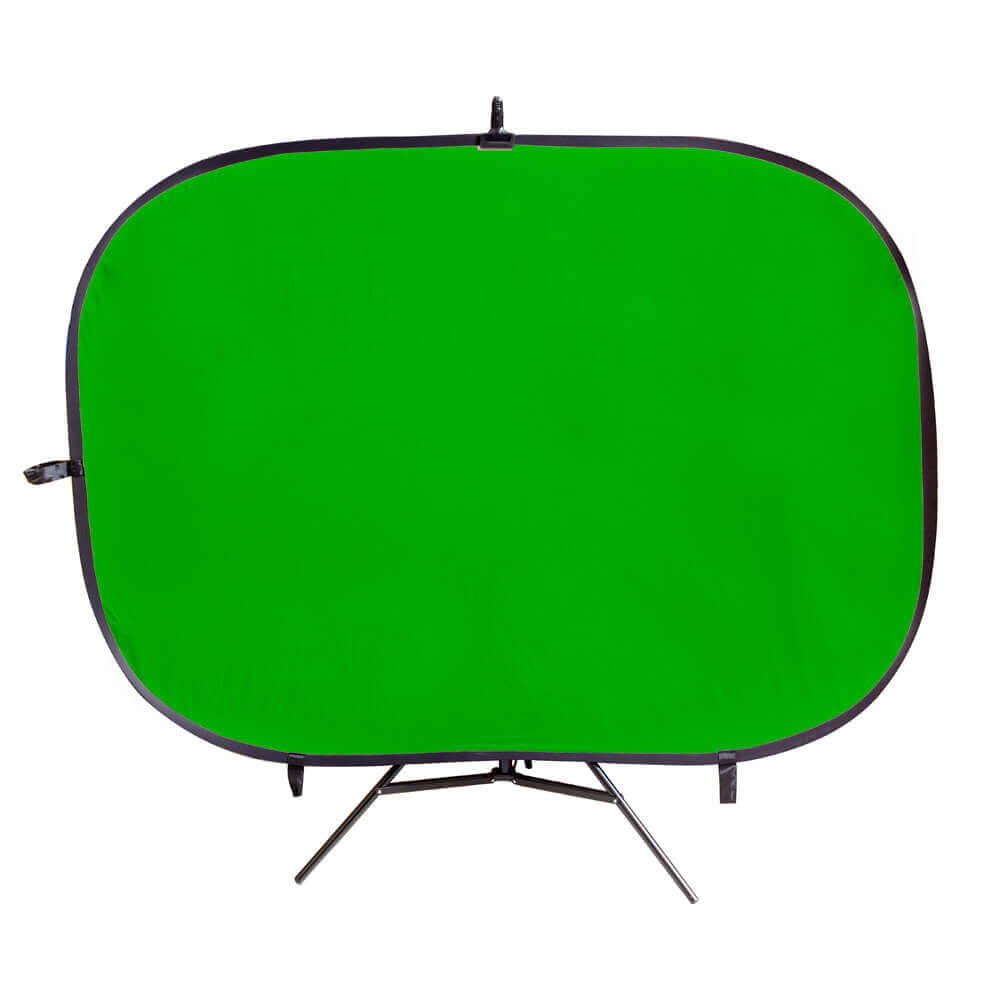 Professional Dual Frame Chroma Key Green/Blue Screen Backdrop Stand with Clamp - Perfect for Live Streaming, Video Production & Photography Studio Setup