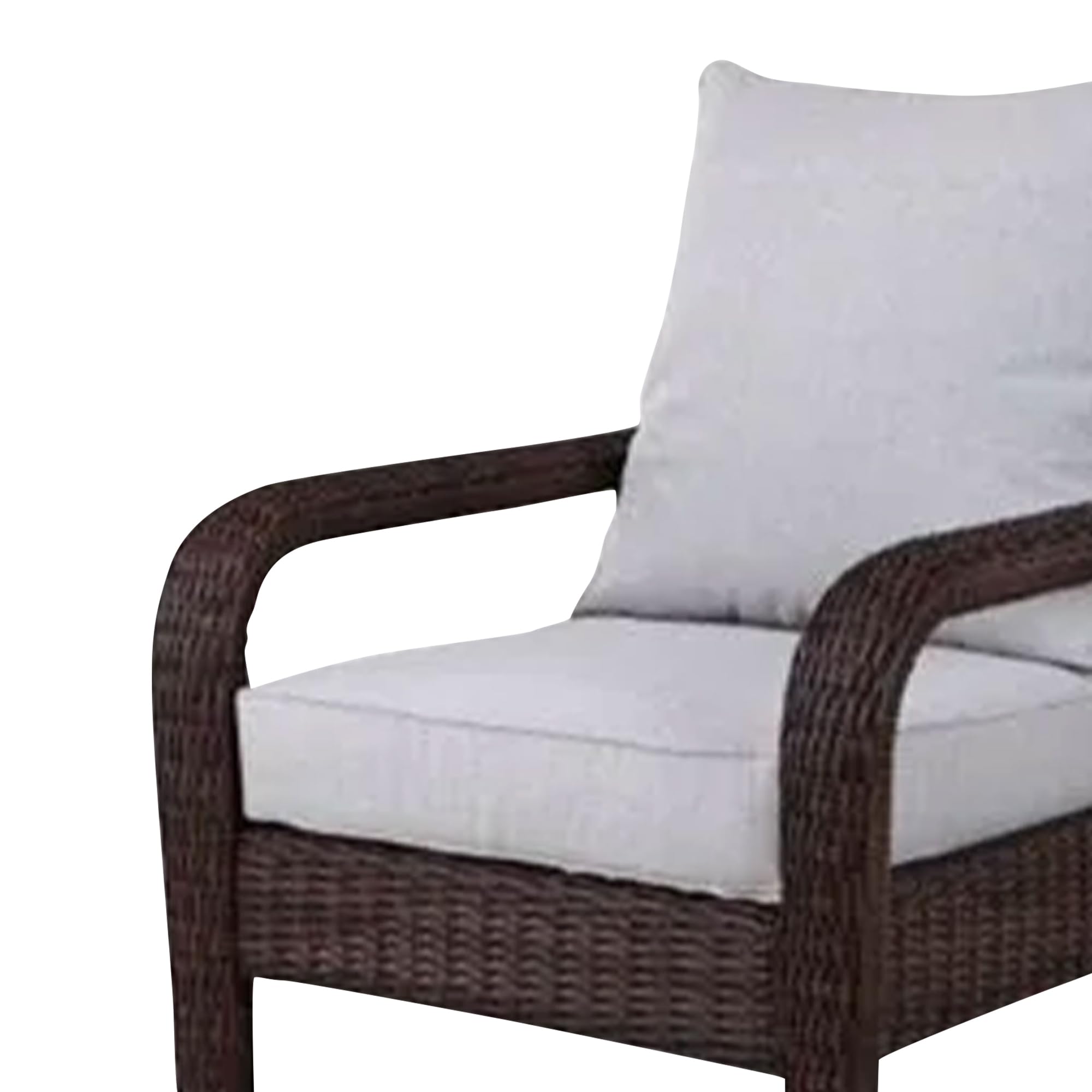 Montego Bay Outdoor Patio Furniture Set - 2 Adjustable All-Weather Cushioned Chairs for Deck, Porch & Garden - Durable Brown Wicker Seating for Relaxing & Entertaining