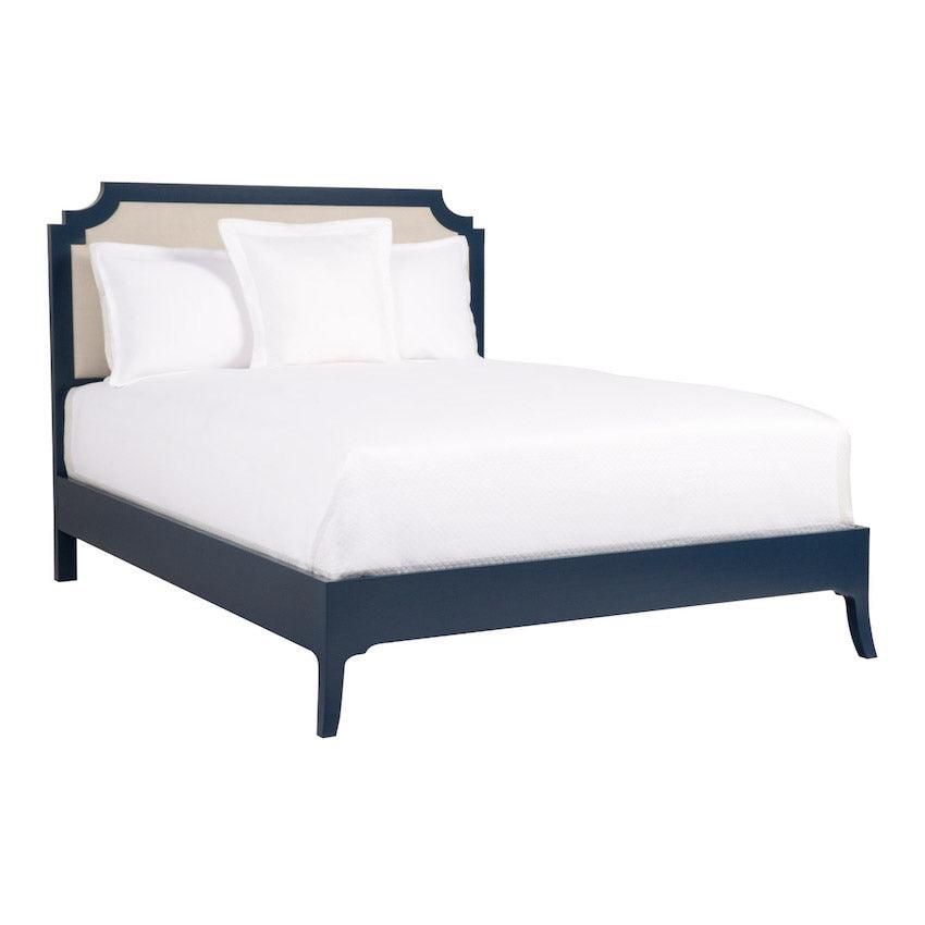 Bennett Upholstered Luxe Bed - Queen Size Upholstered Platform Bed Frame with Button Tufted Headboard, Modern Bedroom Furniture for Home Decor | Perfect for Master Bedroom, Guest Room & Apartment