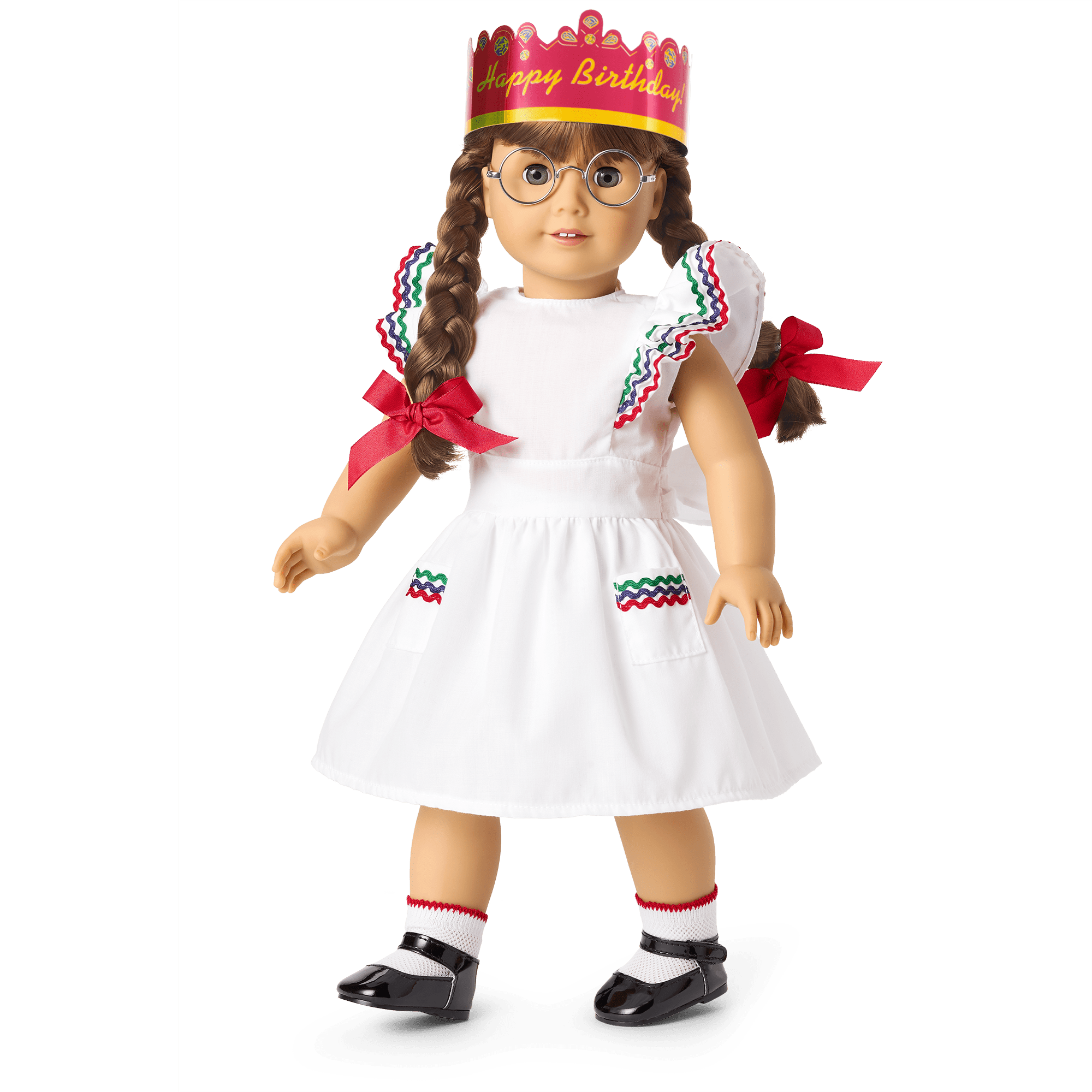 Molly’s™ 18 Inch Doll Birthday Outfit - Cute Party Dress & Accessories for American Girl Dolls - Perfect for Birthday Parties, Dress-Up & Photo Shoots