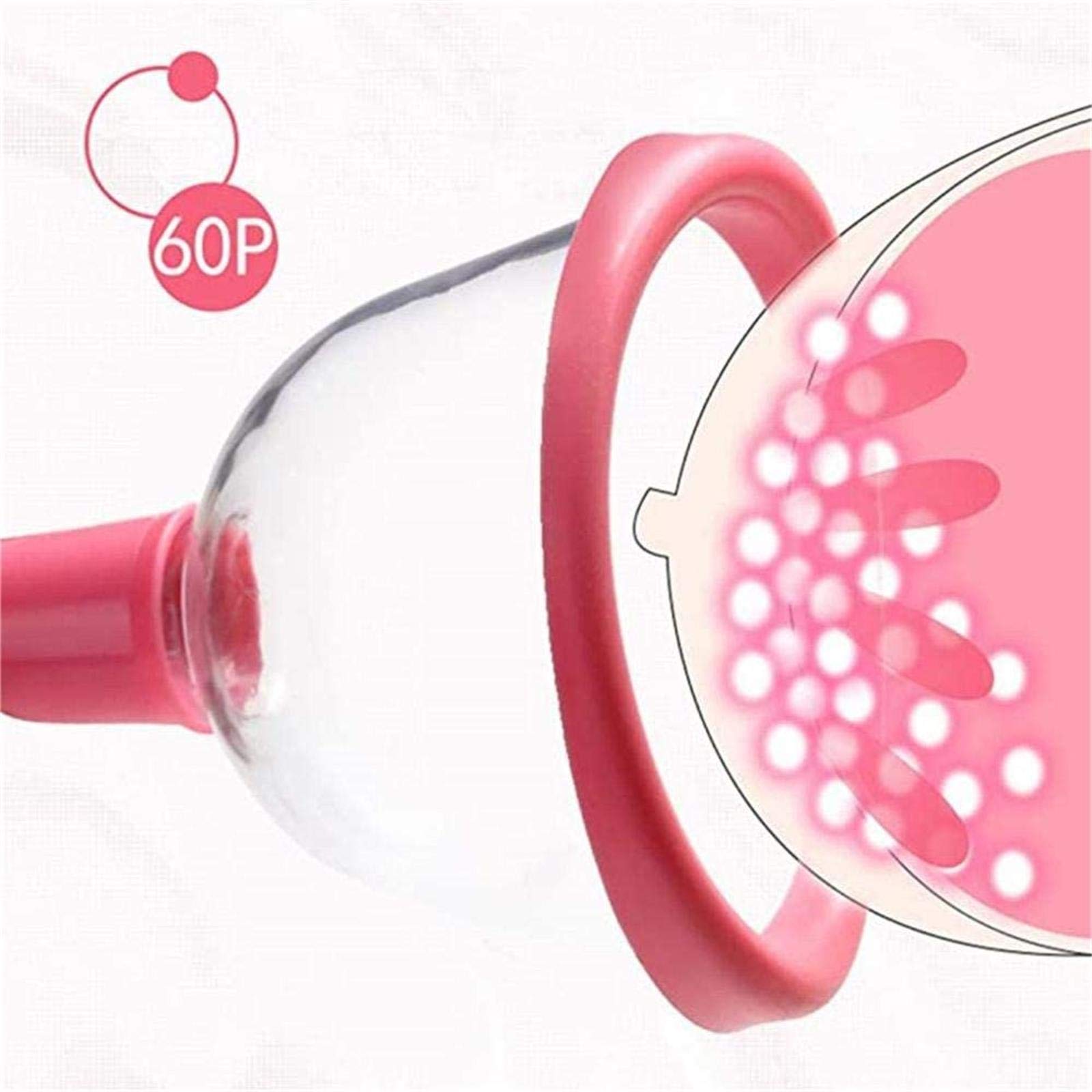 Electric Vacuum Pump Breast Massager for Women – Enhance & Firm Chest, Improve Breast Dysplasia, Flat & Sagging Breasts – Perfect for Home Spa & Postpartum Recovery (Size S)