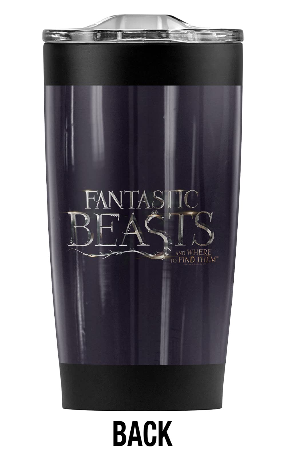 Fantastic Beasts Stainless Steel Tumbler 20oz - Vacuum Insulated Coffee Travel Mug with Leakproof Lid - Double Wall Insulation for Hot & Cold Drinks - Perfect for Office, Gym, Camping & Outdoor Adventures
