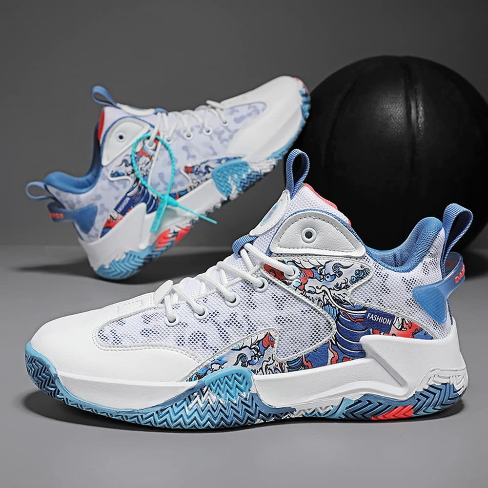 Men's Running Shoes - Lightweight Sports Sneakers for Outdoor Training & Basketball | Perfect for Gym, Jogging & Court Play
