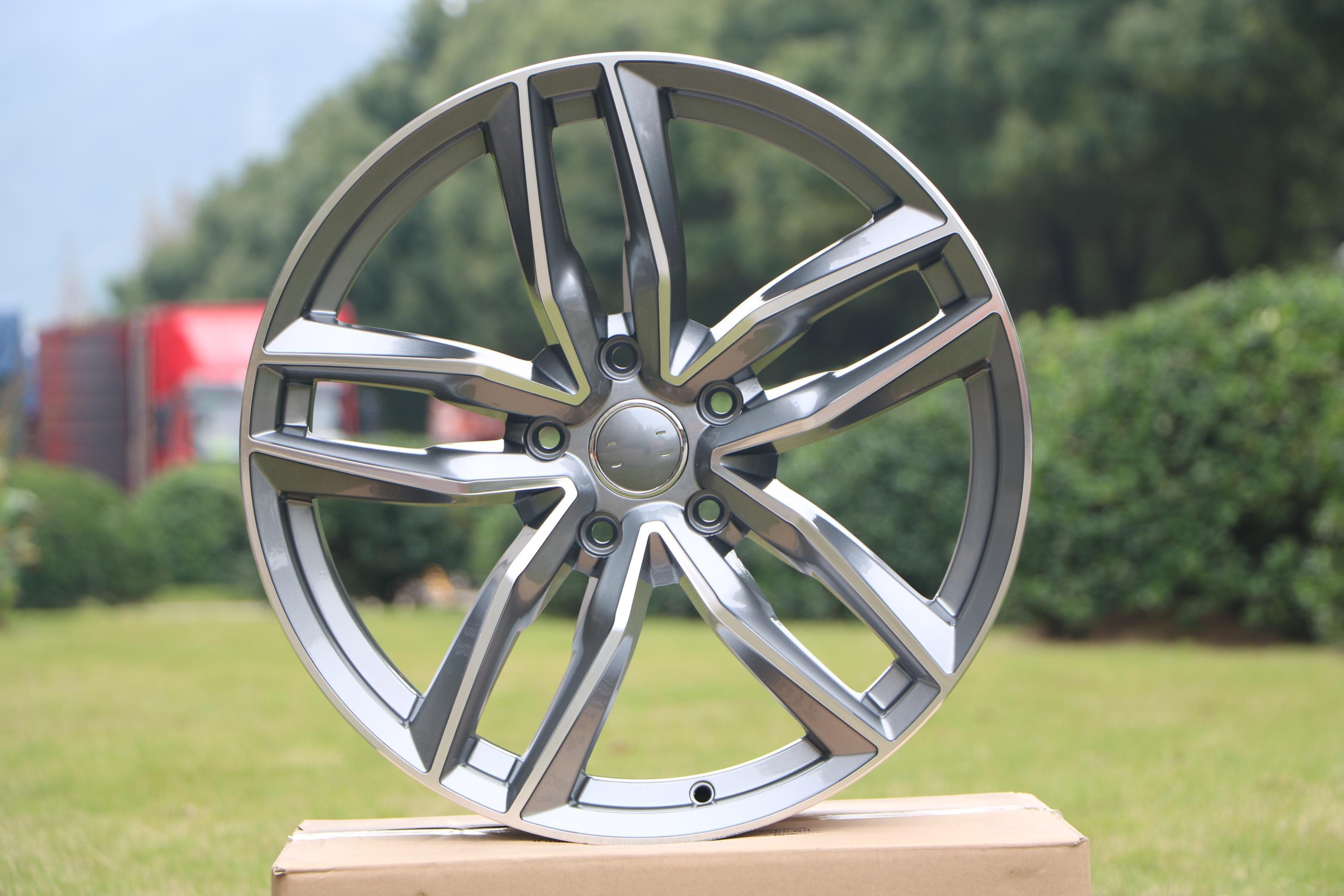 22-Inch Alloy Wheels for Audi A5 A6 A7 A8 Q5 Q7 Q8 RS5 RS6 RS7 S5 S6 S7 S8 SQ5 SQ7 SQ8 - Premium Rims for Luxury Cars & Performance Vehicles - Perfect for Street Driving, Car Shows & Custom Builds