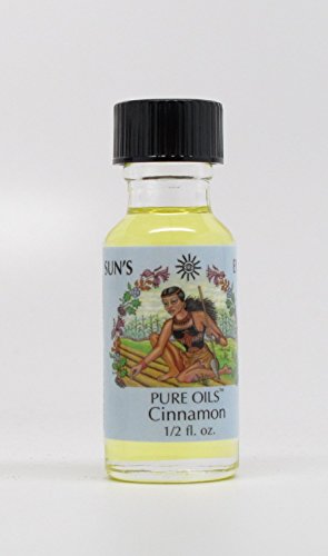 Sun's Eye Pure Cinnamon Essential Oil - 1/2 Ounce Bottle for Aromatherapy, DIY Skincare & Home Fragrance