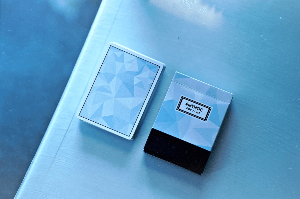 MYNOC Deck 9 Playing Cards - Premium Ice Edition for Poker, Magic Tricks & Cardistry - Perfect for Game Nights, Collectors & Card Enthusiasts