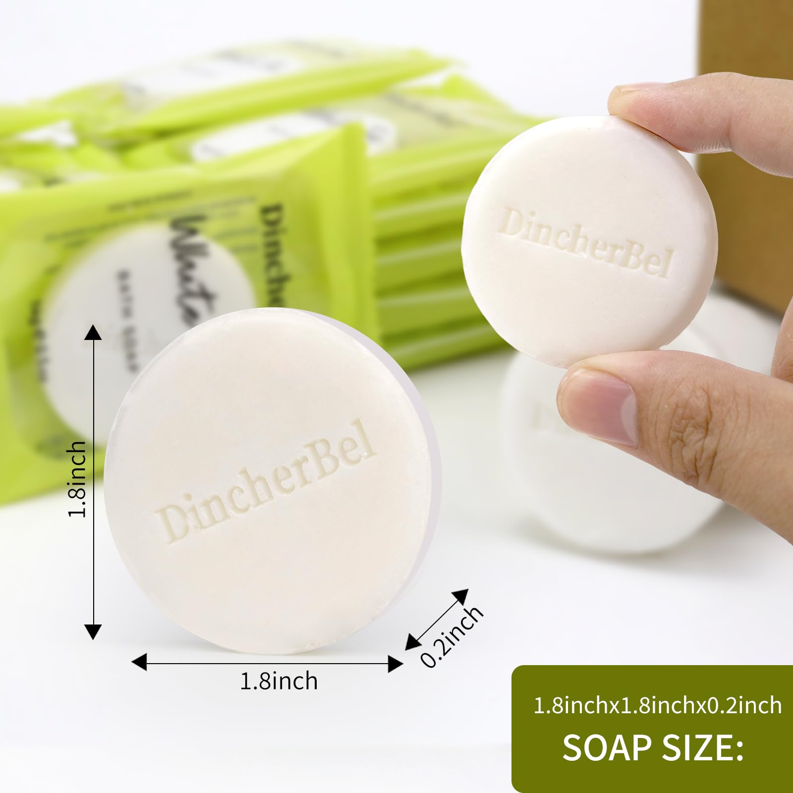 100-Pack 0.5oz Mini Travel Soap Bars - Individually Wrapped Bulk Toiletries for Hotels, Airbnb, Camping & Travel | Compact Cleansing Bars Perfect for Shelters, Gyms, Emergency Kits & On-the-Go Hygiene
