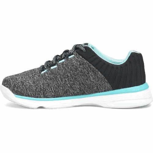 Dexter Women's Elin Grey/Teal Bowling Shoes - Comfortable & Lightweight for Professional & Casual Bowling Games