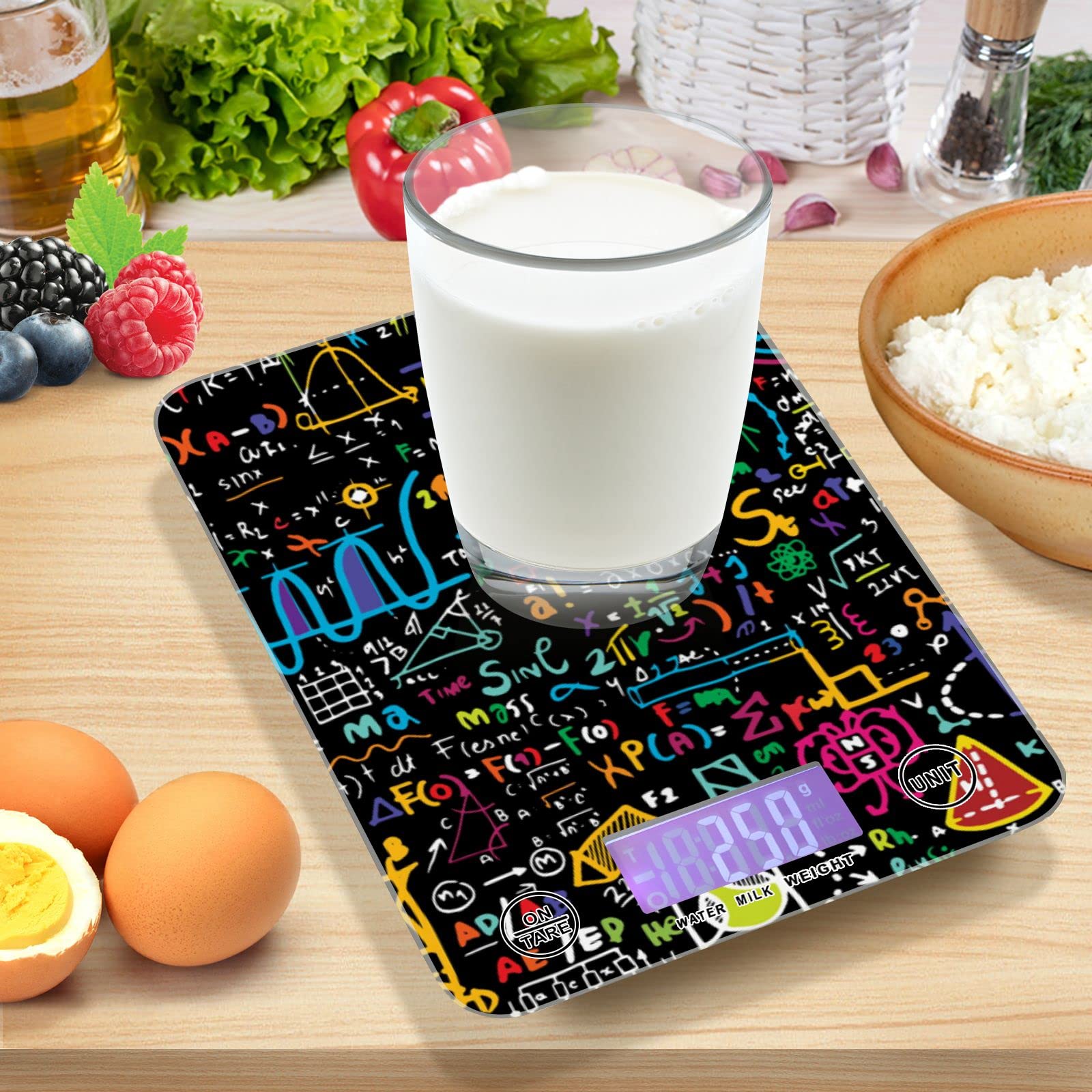 Precision Digital Kitchen Scale - Waterproof Food Scale for Weight Loss, Baking & Cooking | Measures in Ounces & Grams | Easy to Clean | Perfect for Meal Prep, Portion Control & Home Cooking