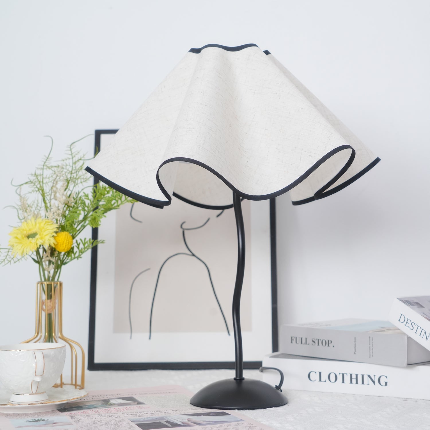 Modern Cora Table Lamp - Adjustable LED Desk Light with USB Port, Dimmable Touch Control for Bedroom, Office, and Living Room - Perfect for Reading, Working, and Relaxing