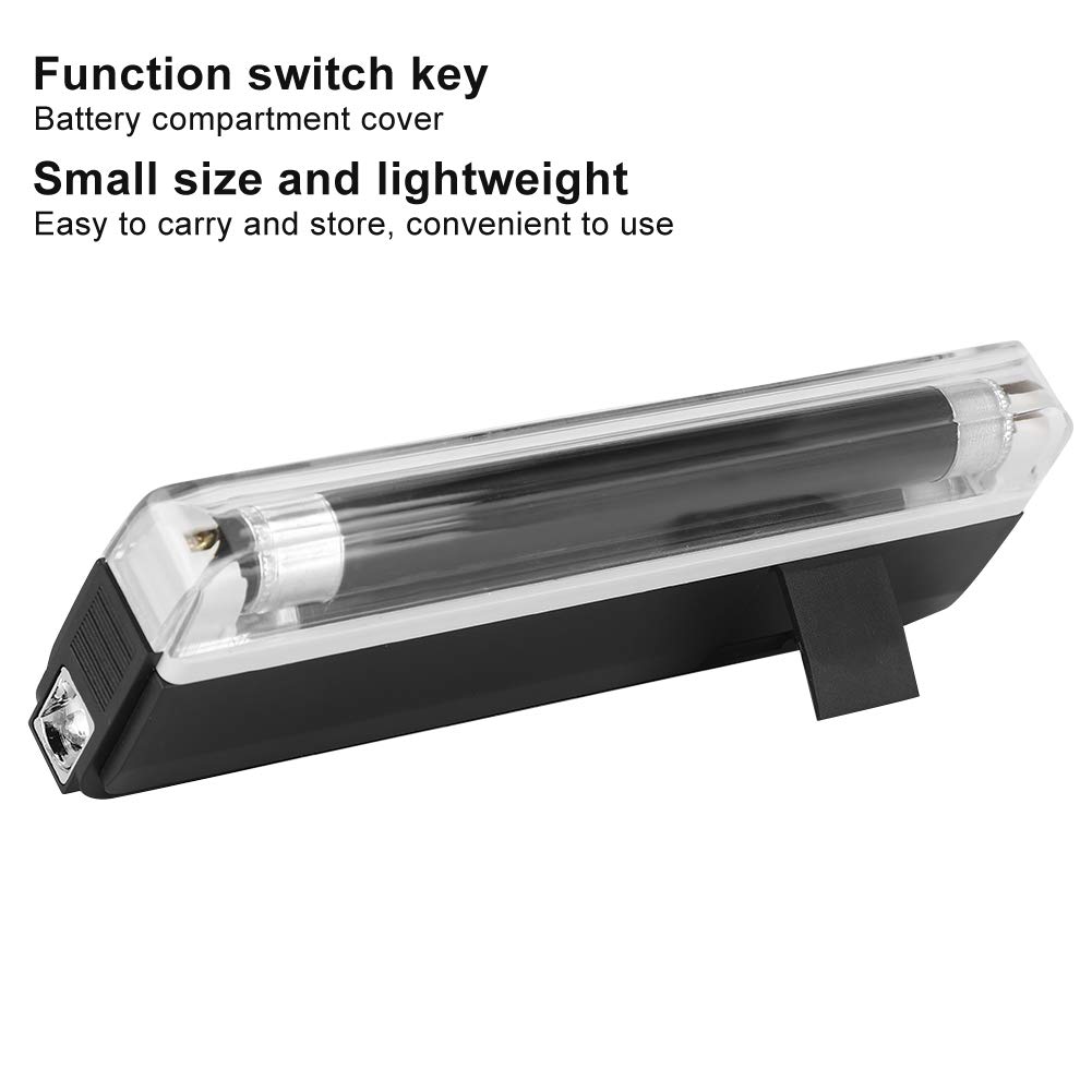 Portable UV Money Counterfeit Bill Detector - Battery Powered Handheld Currency Checker for USD, EUR, GBP | Perfect for Retail Stores, Banks & Cash Handling Businesses