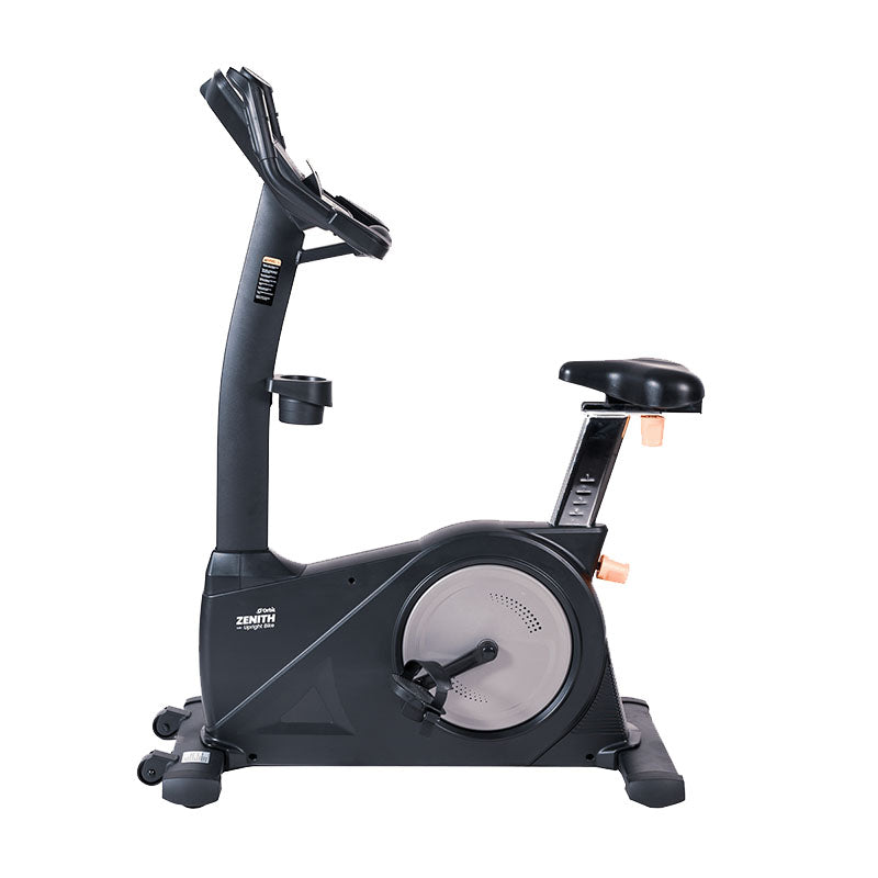 Orbit Zen Upright Exercise Bike for Home Gym - Quiet Magnetic Resistance Indoor Cycling Bike with LCD Monitor - Perfect for Cardio Workouts & Small Spaces