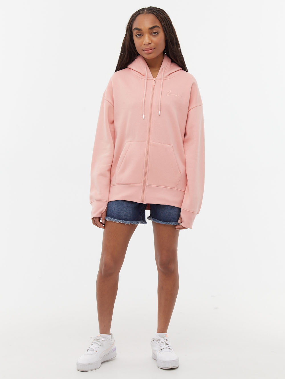 Naos Oversized Zip Up Hoodie for Men & Women - Cozy Fleece Pullover with Pockets - Perfect for Casual Wear, Gym, and Outdoor Activities