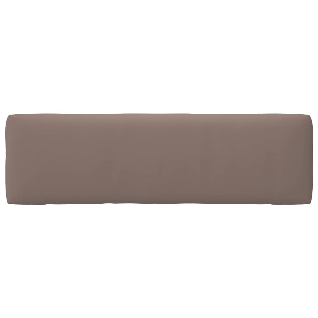 2-Piece Thickly-Padded Pallet Sofa Cushions Set - Comfortable Outdoor Patio Furniture Seat Cushions in Taupe | Perfect for Garden, Deck, and Poolside Lounging