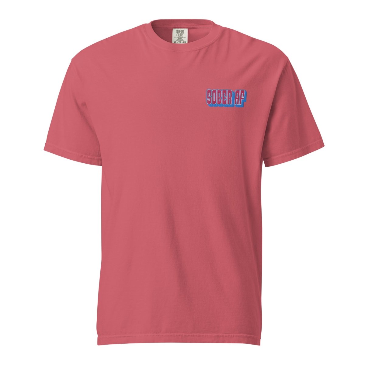 Sober AF Embroidered Unisex Classic T-Shirt - Comfortable Cotton Tee for Everyday Wear, Casual Outfits, and Street Style